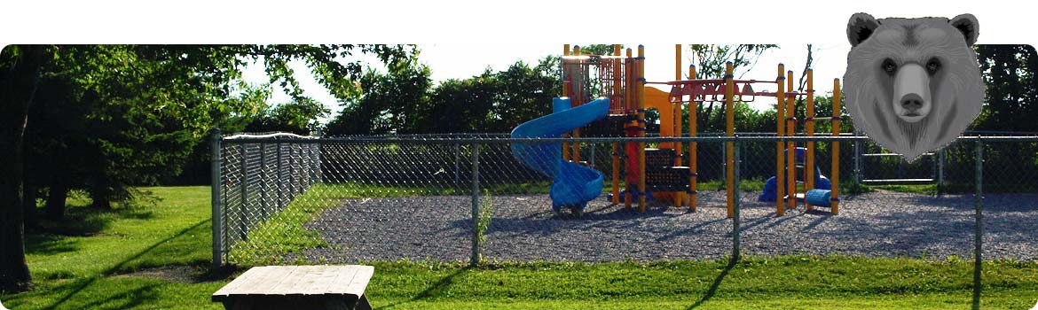 Picture of the kindergarten playground area.