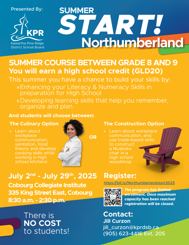 Summer Start for Grade 8 students